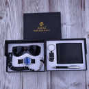 Kit de Moda Masculino e Feminino Presente Relógio Carteira Óculos de Sol Acessórios Completo