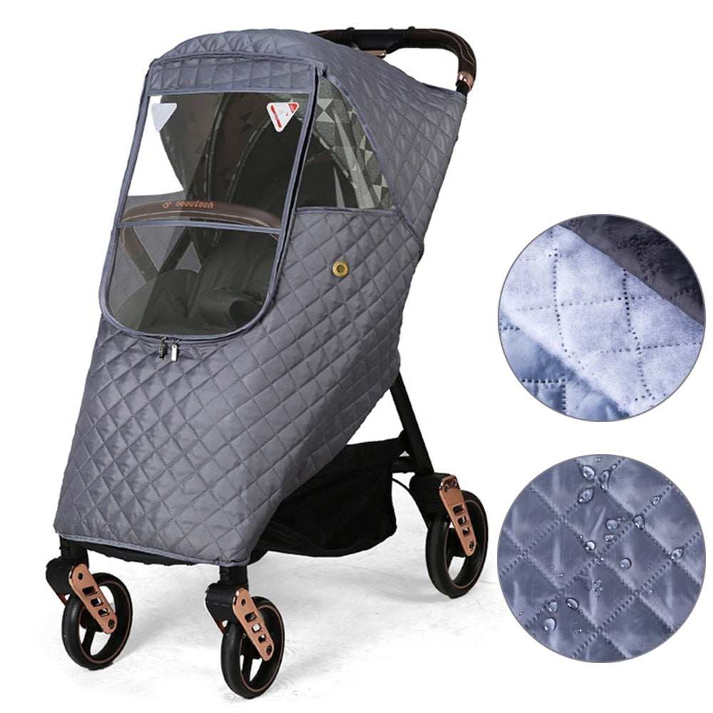 Capa de Chuva Universal para Carrinhos de Bebê 