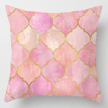 Capa para Almofada Decorativa Estampada com Zíper Home Decor 45*45cm
