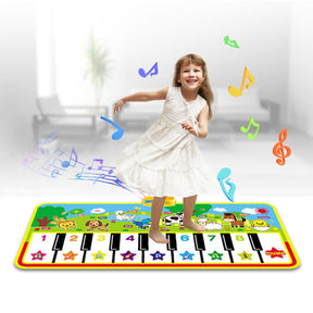 Tapete de Atividades para Bebê Piano Infantil