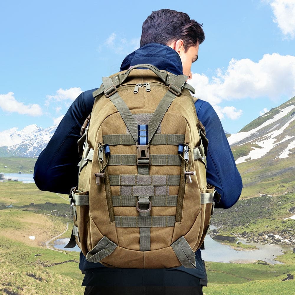 Mochila Militar Tática Masculina Refletiva Camping 40L Duster