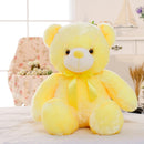 Urso de Pelúcia Grande Love Toy cor amarelo