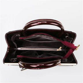 Bolsa Feminina Transversal Tiracolo de Couro Genuíno Vintage Libarrecy