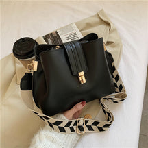 Bolsa De Ombro Feminina de Couro Sintético Designer Fashion Lady