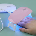 Secador De Unhas LED UV Profissional Portátil cor rosa