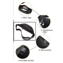 Pochete Bison Denim de CIntura Couro Legítimo Original Strummer