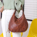 Bolsa Sacola de Couro Feminina Vintage Smooza