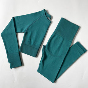 Conjunto Feminino Esportivo Cintura Alta