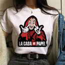Camiseta Blusa Feminina Manga Curta La Casa De Papel