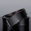 Cinto Bison Denim Social Couro Legítimo Fivela Metal Original Luxury