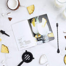 Kit Bartender Barman Coqueteleira Profissional 11 Pçs Inox Preto Fosco Drinks Coquetéis 550ML