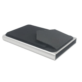 Carteira Minimalista Antifurto Automática Pop Up Com Porta Cédulas e Cartões Anti RFID Blocking