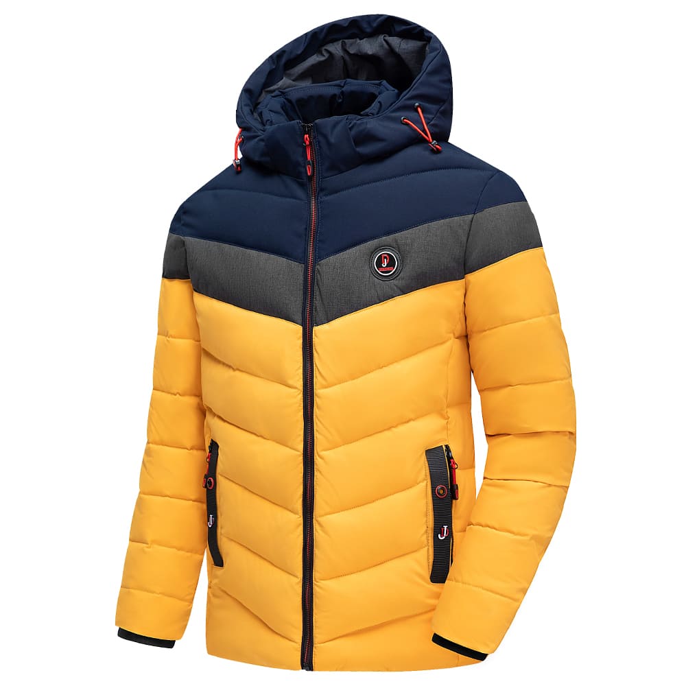 Casaco Sobretudo Parka Jaqueta Masculino Capuz Removível Outono Inverno