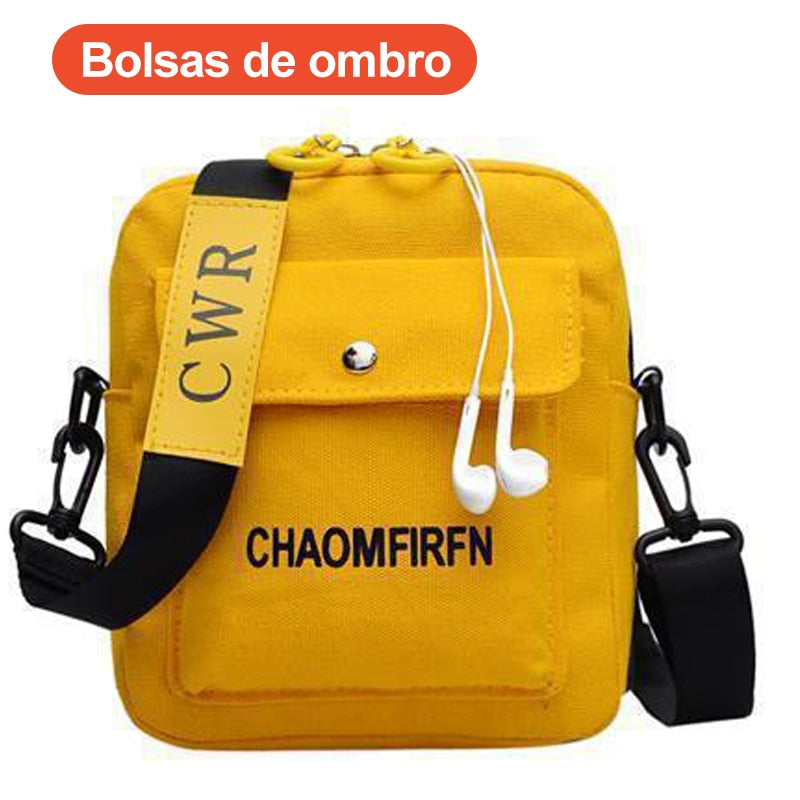 Bolsa de Ombro Quadrada Estilo Coreano