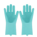 Luva de Silicone Magic Glove Azul Claro