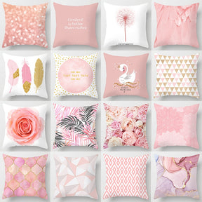 Capa para Almofada Decorativa Estampada com Zíper Home Decor 45*45cm