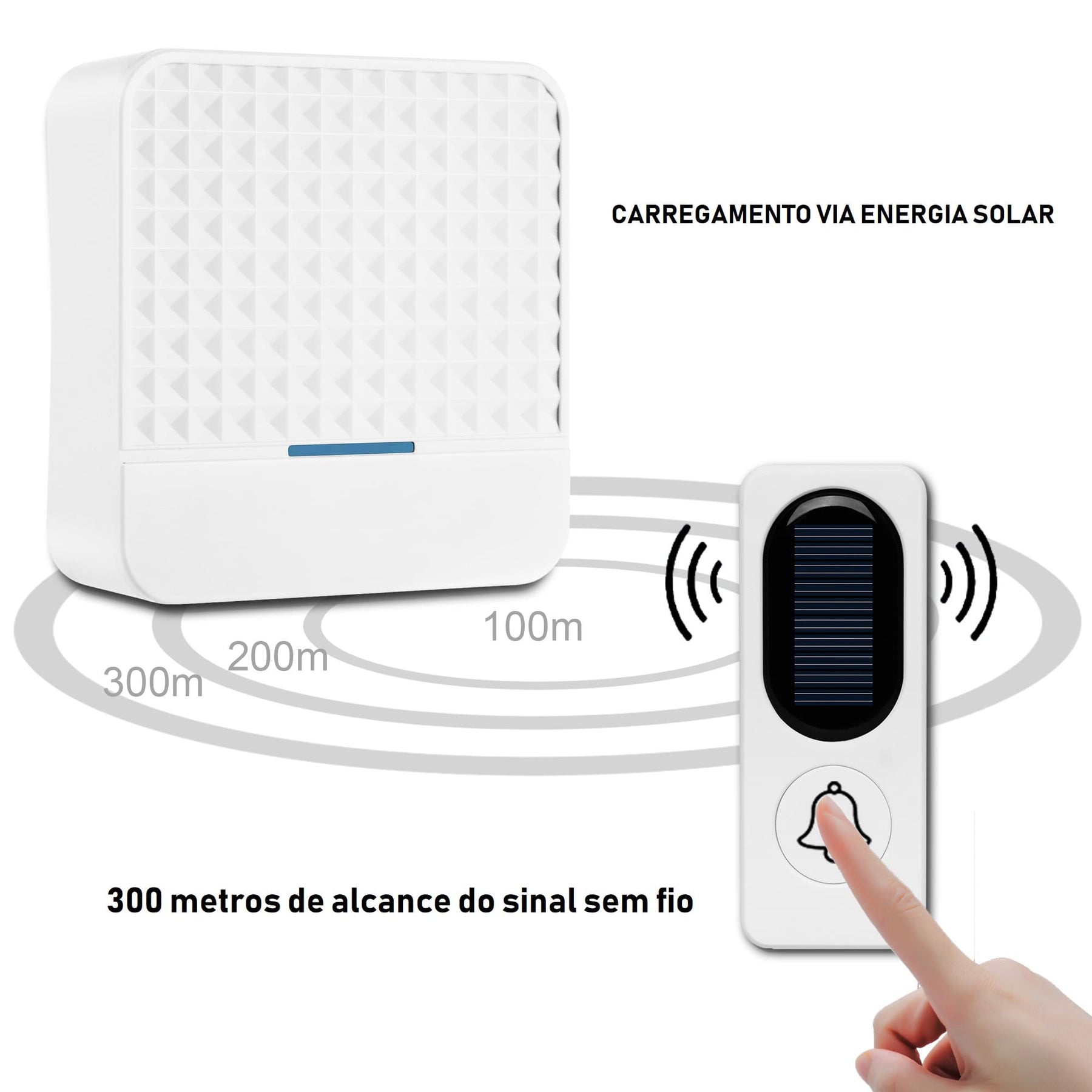 Campainha Residencial Elétrica Wifi