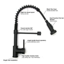 Torneira para Cozinha Monocomando com Bico Pulverizador