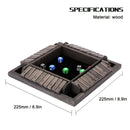 Jogo Educativo de Matemática Tabuleiro de Madeira 4 Lados