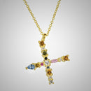 Colar de Prata 925 com Pingente Letra Inicial