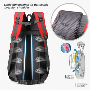 Mochila Adventure À Prova D'água Caminhadas Ciclismo Escalada Camping