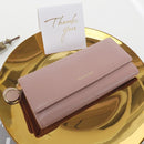 Carteira Feminina de Couro Porta Cartões New Fashion Style