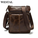Bolsa Carteiro Masculino de Couro Legítimo Westal M701