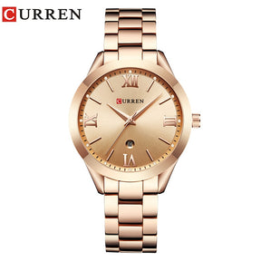 Relógio de Pulso Feminino Luxo Curren