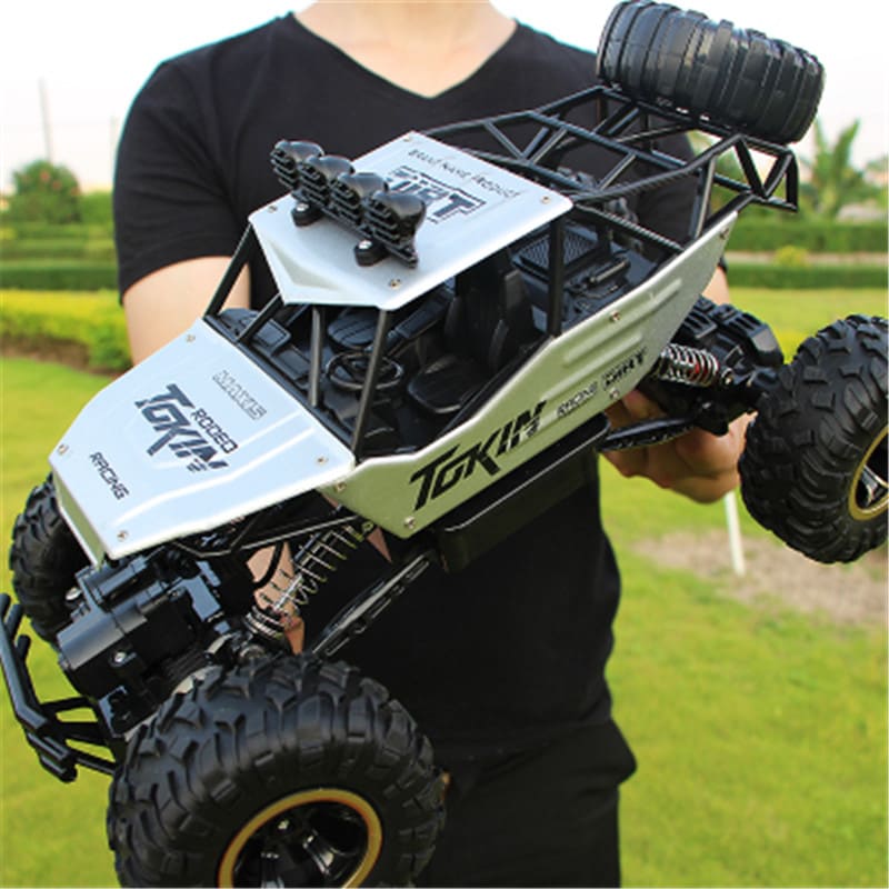 Carrinho de Controle Remoto Grande 4x4 RC Monster Truck Off-Road