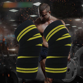 Par de Faixa Joelho Musculação Agachamento Be Stronger