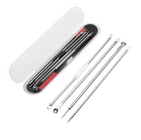 Removedor de Cravos e Espinhas Kit Pinça Extrator Profissional