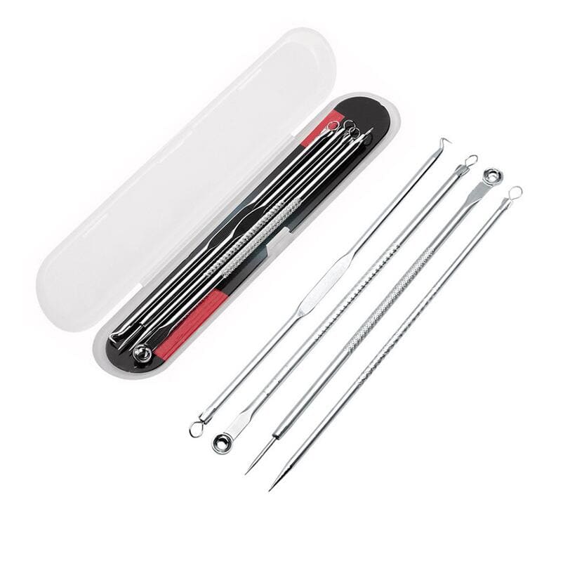 Removedor de Cravos e Espinhas Kit Pinça Extrator Profissional