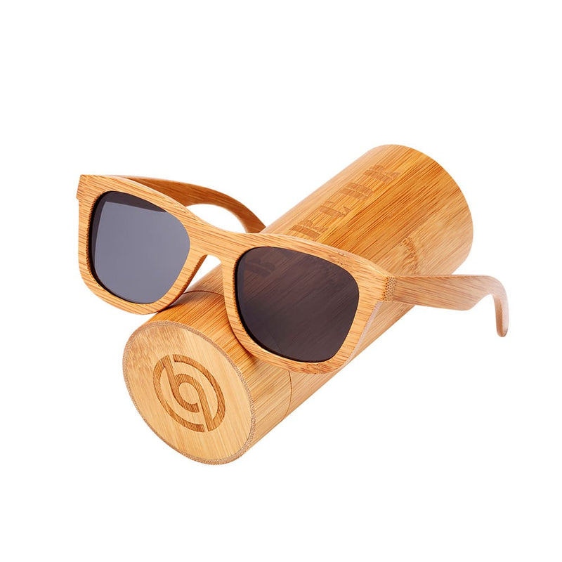 Óculos Polarizado de Madeira Bambu Unissex Barcur