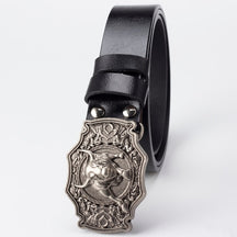 Cinto Country Masculino de Couro Legítimo Marca Ufay