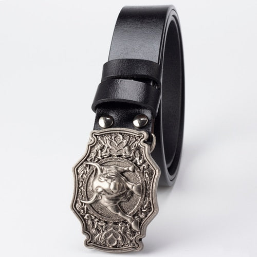 Cinto Country Masculino de Couro Legítimo Marca Ufay