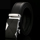 Cinto Masculino Social Executivo Couro Legítimo Fivela Metálica Automática