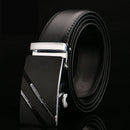 Cinto Masculino Social Executivo Couro Legítimo Fivela Metálica Automática