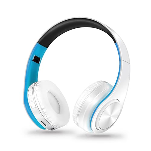 Fone de Ouvido Bluetooth Sem Fio Micro SD Equalizador FM
