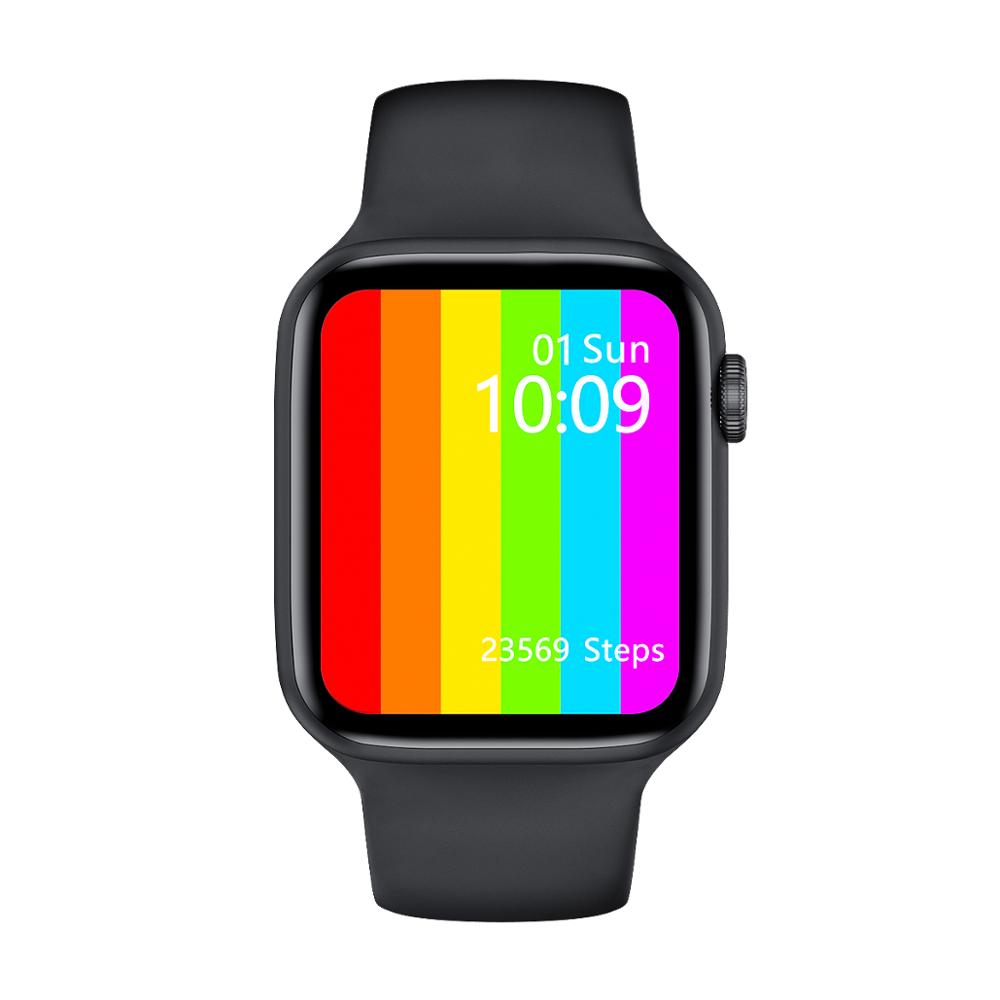 Smartwatch IWO W46 Tela Infinita cor preto