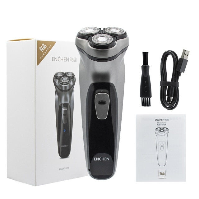 Máquina de Barbear Barbeador Elétrico Sem Fio BlackStone 3D