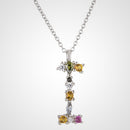 Colar de Prata 925 com Pingente Letra Inicial