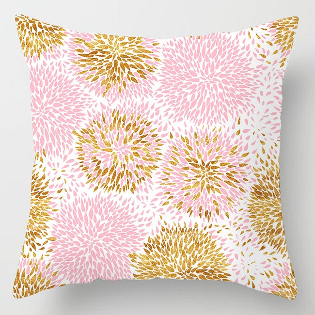 Capa para Almofada Decorativa Estampada com Zíper Home Decor 45*45cm