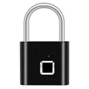 Cadeado com Segredo Digital Biométrico Anti Furto Recarregável