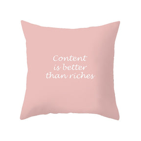 Capa para Almofada Decorativa Estampada com Zíper Home Decor 45*45cm