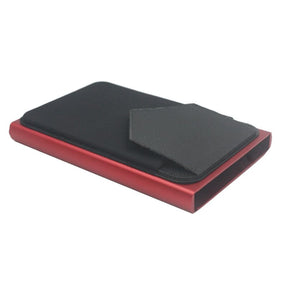 Carteira Minimalista Antifurto Automática Pop Up Com Porta Cédulas e Cartões Anti RFID Blocking