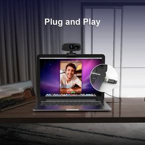 Webcam Full HD 1080p Portátil para Notebook Wewatch PCF1