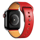 Pulseira de Couro Legítimo para Apple Watch IWO 38/40mm 42/44mm
