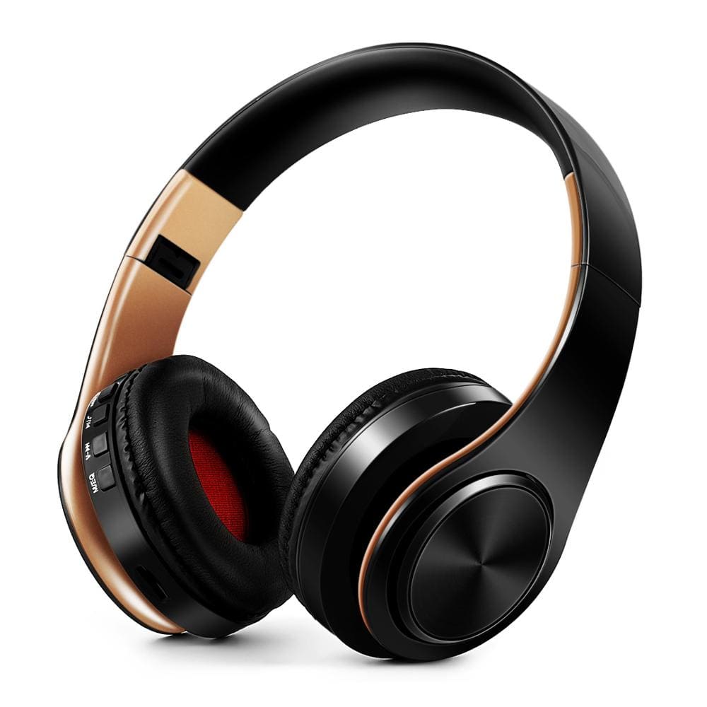 Fone de Ouvido Bluetooth Sem Fio Micro SD Equalizador FM