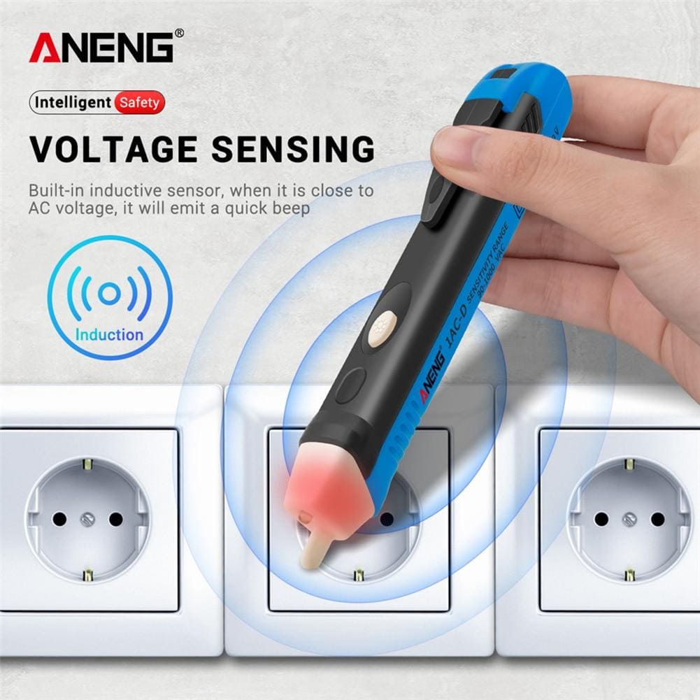 Caneta de Teste de Tomada Indução Sem Contato Voltímetro AC 110V 220V