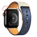 Pulseira de Couro Legítimo para Apple Watch IWO 38/40mm 42/44mm